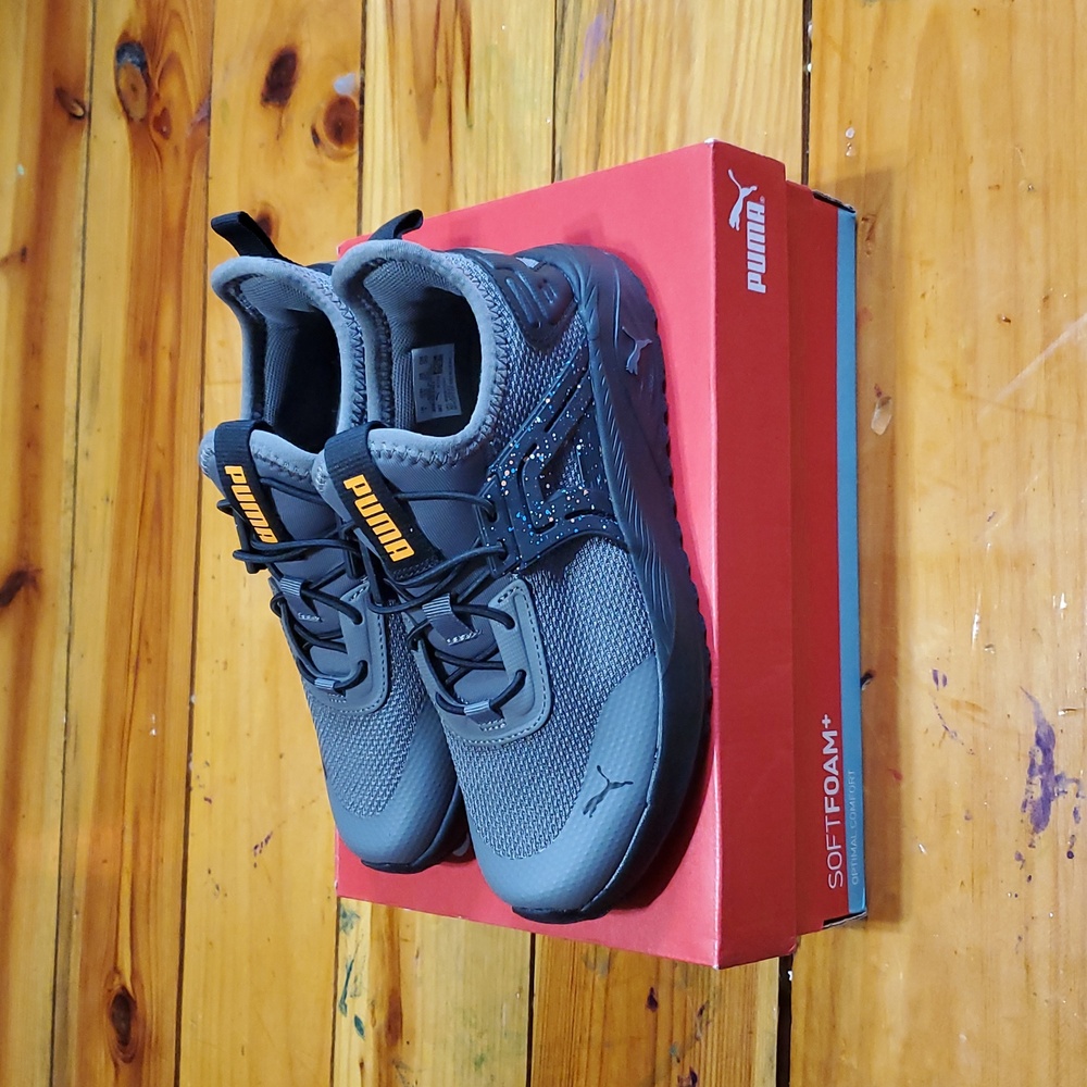 NEW Puma Boy's Gray Athletic Shoes